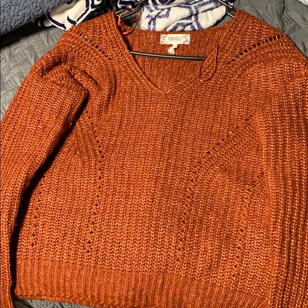 Oversized Knit Top